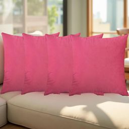 IVAZA Rose Set of 3 Velvet Square Cushion Covers-picture-10