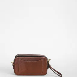 HAUTE SAUCE by Campus Sutra Leather Structured Handheld Bag image 4