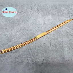 Shinde Exports Unisex Gold Bracelet image 3