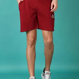 V-Mart Men Regular Fit Mid-Rise Cotton Shorts-picture-10