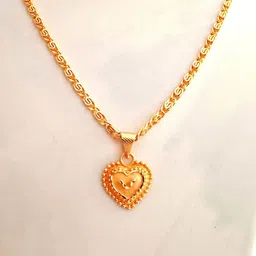 Nawab Collection Gold-Plated Brass Pendants with Chains-picture-33