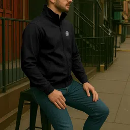 FTX Men Brand Logo Windcheater Sporty Jacket image 2