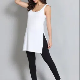 Zivame Women Solid Cotton Non Padded Long Camisole-picture-40