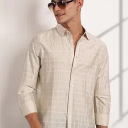 Thomas Scott Men Classic Slim Fit Opaque Casual Shirt-picture-18