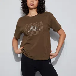 Kappa Women Typography Printed T-shirt-image-75
