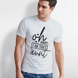 Seekbuylove Men Bio Finish Typography Printed Round Neck Cotton T-shirt image 5