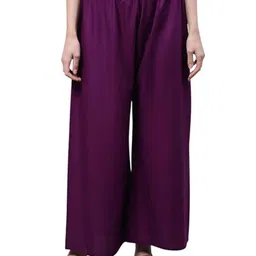 Thrifty Thread Women Flared Knitted Ethnic Palazzos-image-85