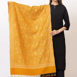 PASHGIRI Women Floral Embroidered Shawl-picture-16