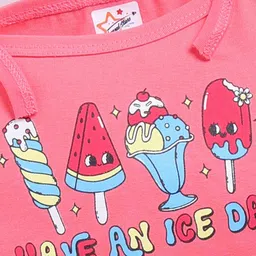 Universal Stars Girls Printed Top with Shorts image 5