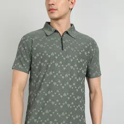 Moda Rapido Men Dry Tech Conversational Printed Polo Collar T-shirt-picture-32