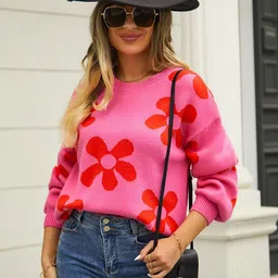 JC Mode Women Floral Printed Pullover image 2