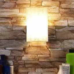 tu casa Metal Flush Mount Wall Light (Silver) image 2