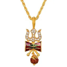 Anvika Gold-Toned Brass Pendant-picture-34