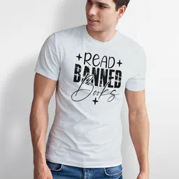 Seekbuylove Men Typography Printed Bio Finish T-shirt image 4