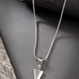 Roadster Rhodium-Plated Contemporary Pendants with Chains image 4