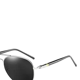 SPADEACES Men Round Sunglasses with UV Protected Lens image 2