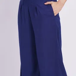 Minimul Cotton Blend Plazzo Pants image 4