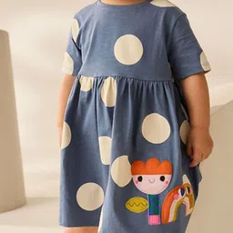 INCLUD Polka Dot Print Fit & Flare Dress image 2