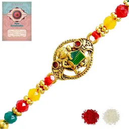 MEIRA JEWELLERY Rakhi Greeting Card & Roli Chawal-picture-28