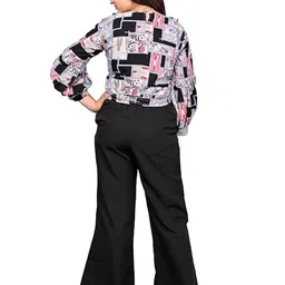 LIME N LEMON Girls Printed Top with Trousers image 5