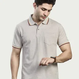 BE POSITIVE Men Polo Collar Neck T-shirt-image-30