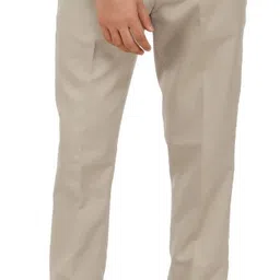 lahsuak Men Regular Fit Brown Polycotton Trousers-picture-11