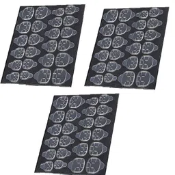 likeup Strong Adehsive Best Quality 3 Sheet (72 Pics Tabs) Waterproof Jelly Double Sided Adhesive Tabs Nail Glue Sticker False Nail Tips Tabs image 1