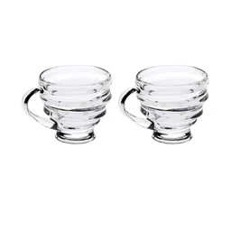 Somil Clear Glass Coffee & Tea Cup / Mug (150 Ml), Enjoy Your Drink in Style, 8.5 X 11 X 8 Cm, Pack of 5 image 5