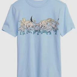 GAP Boys Graphic Printed Round Neck Cotton Relaxed Fit T-shirt-picture-16