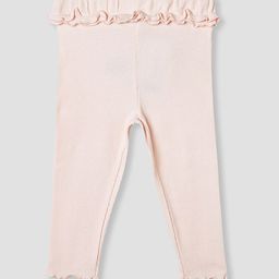 Juniors by Babyshop Girls Cotton Ankle Length Leggings With Lettuce Trim-picture-27