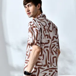 Vestirio Abstract Spread Collar Shirt image 4