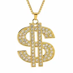 FIMBUL Gold-Plated Cubic Zirconia-Studded Pendants With Chains image 5