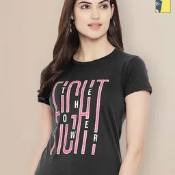 Metronaut Women Typography 2 Printed T-shirt-picture-25