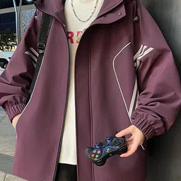 HERE&NOW Men Colourblocked Woven Jacket image 2