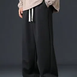GROOFINGS Men Relaxed Mid-Rise Breathable Cotton Trouser-image-36