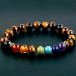 Divine souvenirs Unisex Artificial Beaded Elasticated Bracelet-picture-28