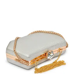 FOR THE BEAUTIFUL YOU Embellished Box Clutch image 3
