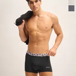 THE BEAR HOUSE Pack Of 3 Men Modal Trunks BRI-LOFIA-P3-picture-17