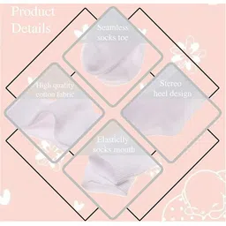 MUKHAKSH 12 Pairs Calf Length White Socks image 3