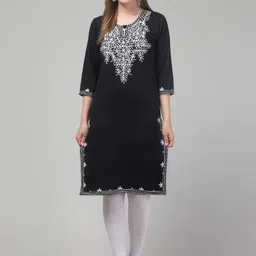 FAMBEE Women Woollen Kurta-image-43