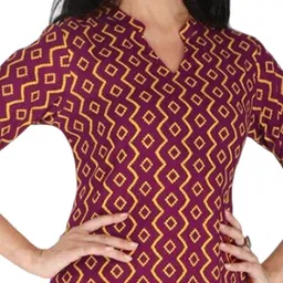 Neelokurti Women Geometric Printed Straight Daily Kurta image 4