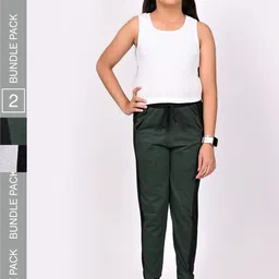 BAESD Girls Pack Of 2 Cotton Joggers-picture-17