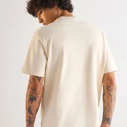 THE BEAR HOUSE Men Printed Drop-Shoulder Sleeves T-shirt image 4