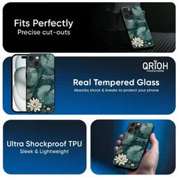 QRIOH Floral Printed Back Case Mobile Accessories image 5