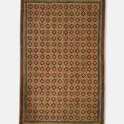 Fabindia Beige & Red Kalamkari Printed Cotton Dhurries image 2