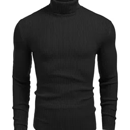 fashlook Men Ribbed Woollen Pullover image 2