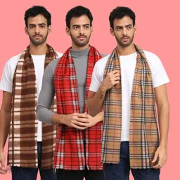 Trendy World Checkered Men Muffler-picture-47
