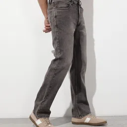 The Roadster Life Co. Men Bootcut Fit Heavy Fade Stretchable Jeans image 3