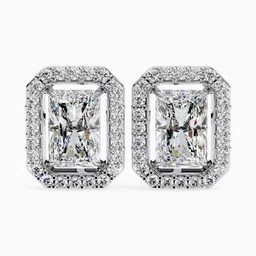 VALANOVA BIS Hallmarked 18Kt White Gold Diamond Studded Earrings- 4.58 g-picture-10