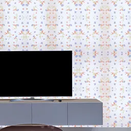 Sky Walls White & Blue Printed Waterproof Wallpaper-image-52